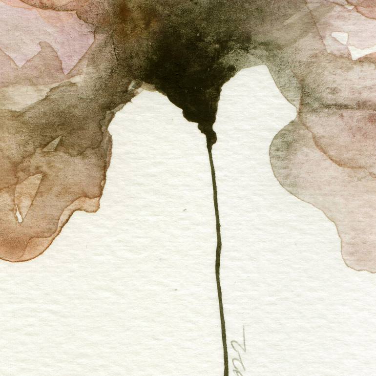 Original Impressionism Floral Painting by Ebru Acar Taralp
