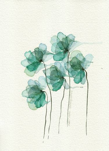 Wind and Flowers 3 -Turquoise thumb
