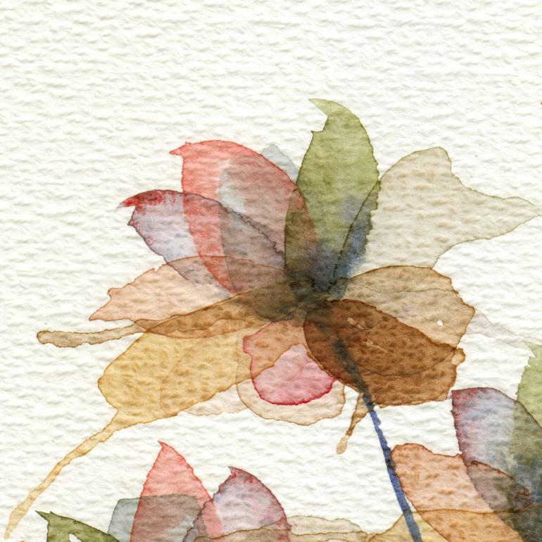 Original Expressionism Floral Painting by Ebru Acar Taralp