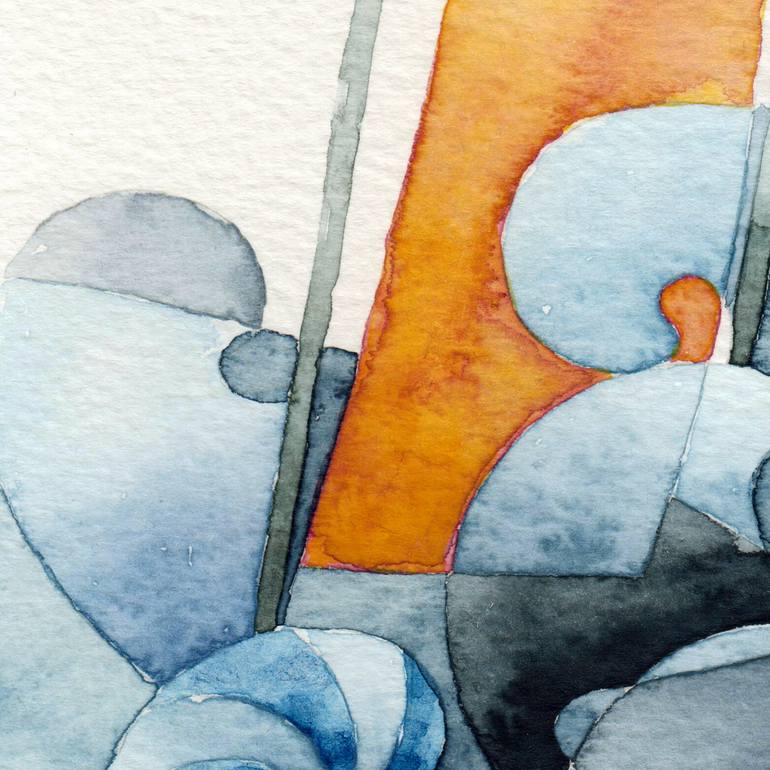 Original Cubism Other Painting by Ebru Acar Taralp
