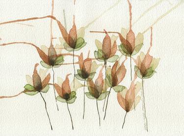 Original Floral Paintings by Ebru Acar Taralp