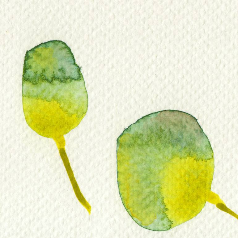 Original Impressionism Floral Painting by Ebru Acar Taralp