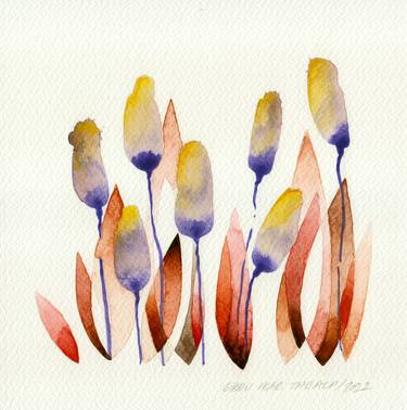 Print of Impressionism Floral Paintings by Ebru Acar Taralp