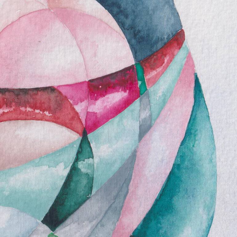 Original Cubism Abstract Painting by Ebru Acar Taralp