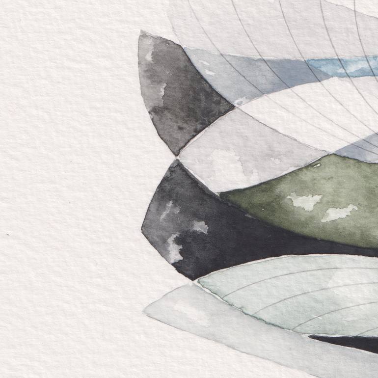 Original Cubism Abstract Painting by Ebru Acar Taralp