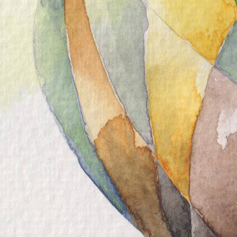 Original Geometric Abstract Painting by Ebru Acar Taralp