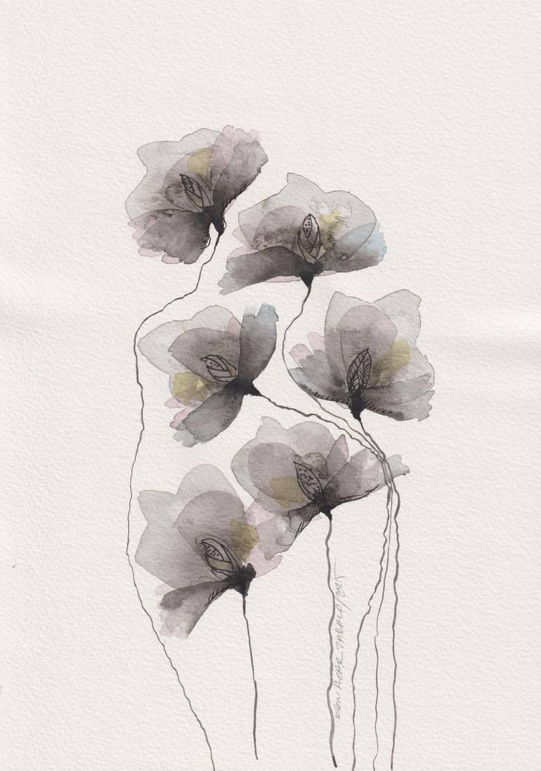 Print of Impressionism Garden Paintings by Ebru Acar Taralp