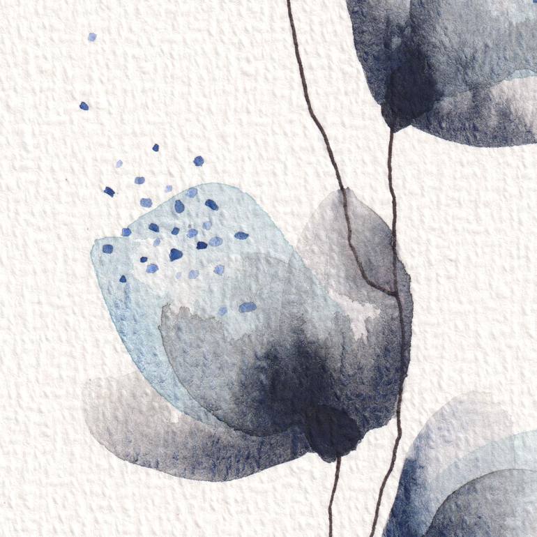 Original Impressionism Water Painting by Ebru Acar Taralp
