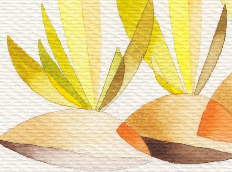 Original Cubism Garden Painting by Ebru Acar Taralp