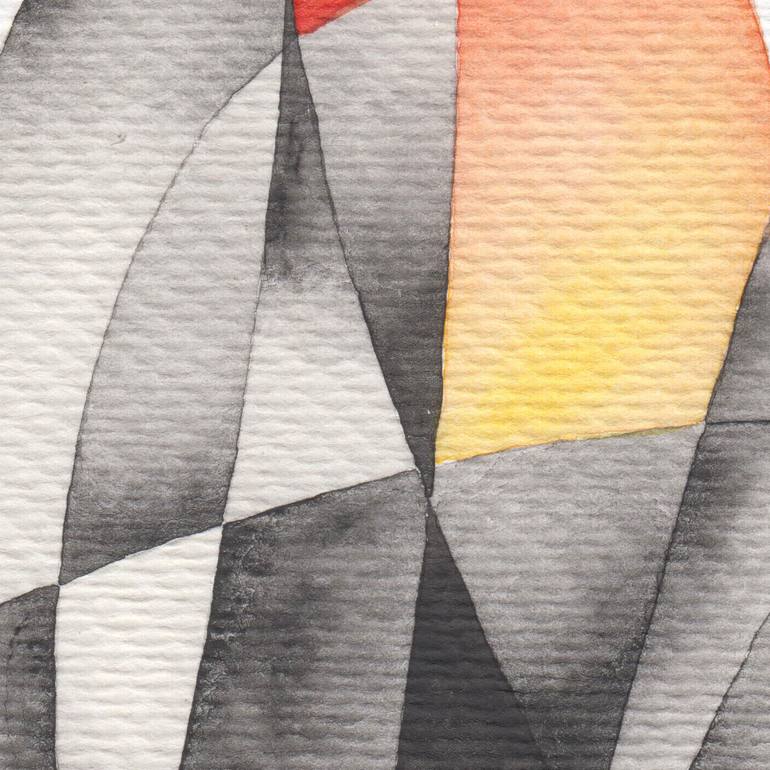 Original Cubism Abstract Painting by Ebru Acar Taralp