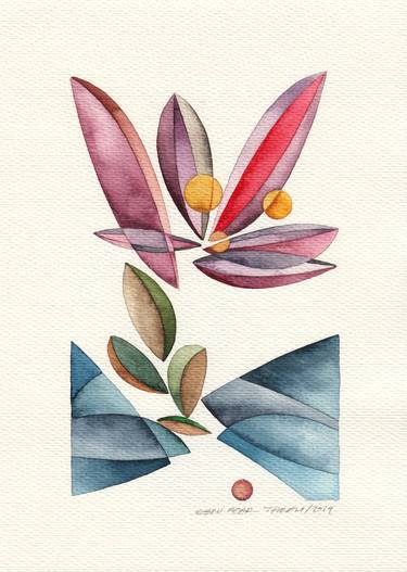 Print of Floral Paintings by Ebru Acar Taralp