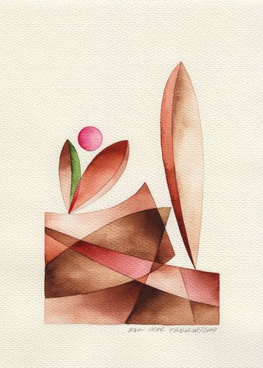 Print of Abstract Expressionism Botanic Paintings by Ebru Acar Taralp