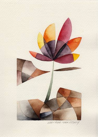 Print of Floral Paintings by Ebru Acar Taralp