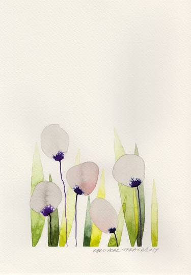 Original Floral Paintings by Ebru Acar Taralp