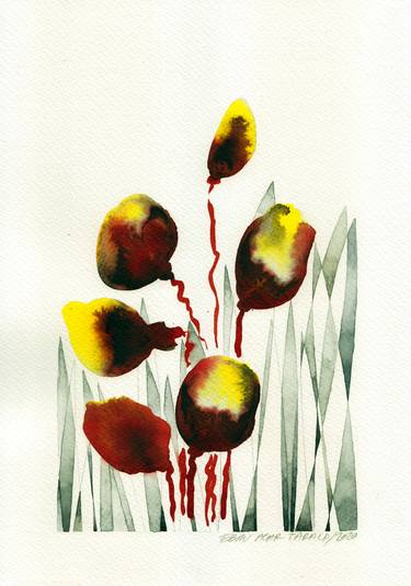 Print of Botanic Paintings by Ebru Acar Taralp