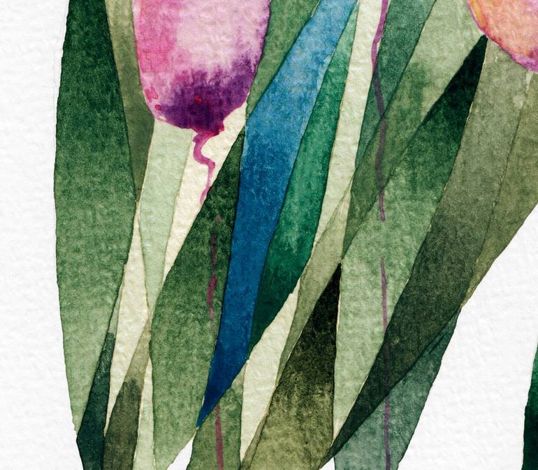 Original Conceptual Nature Painting by Ebru Acar Taralp