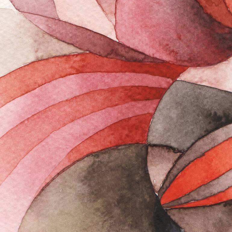 Original Abstract Geometric Painting by Ebru Acar Taralp