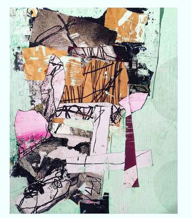 Print of Abstract Collage by Francisco Postlethwaite