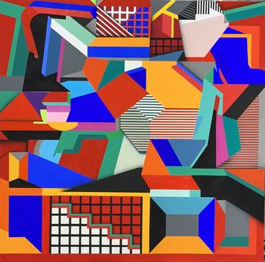 Original Abstract Painting by Jesus Zuazo Garrido