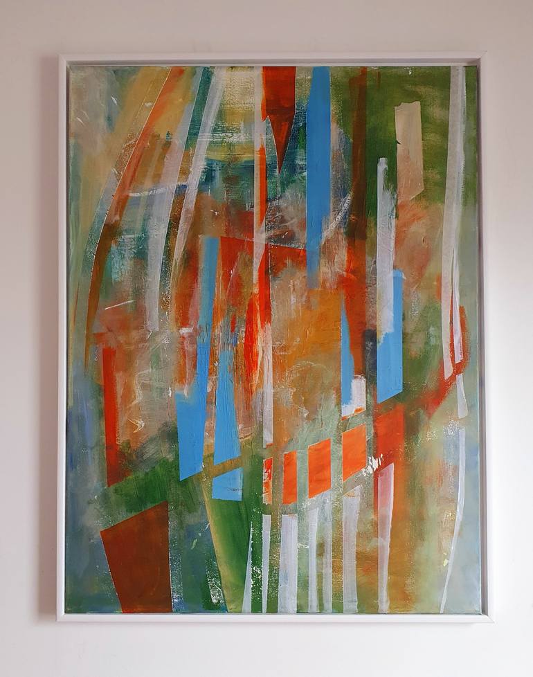 Original Abstract Expressionism Abstract Painting by Patrick Rowan