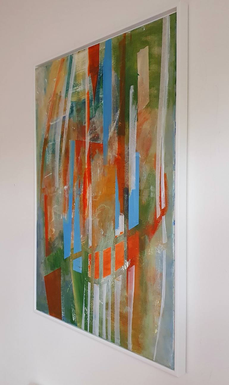 Original Abstract Expressionism Abstract Painting by Patrick Rowan