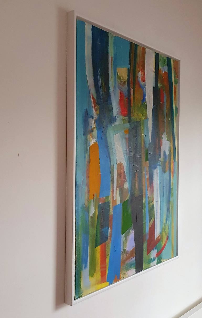 Original Abstract Expressionism Abstract Painting by Patrick Rowan