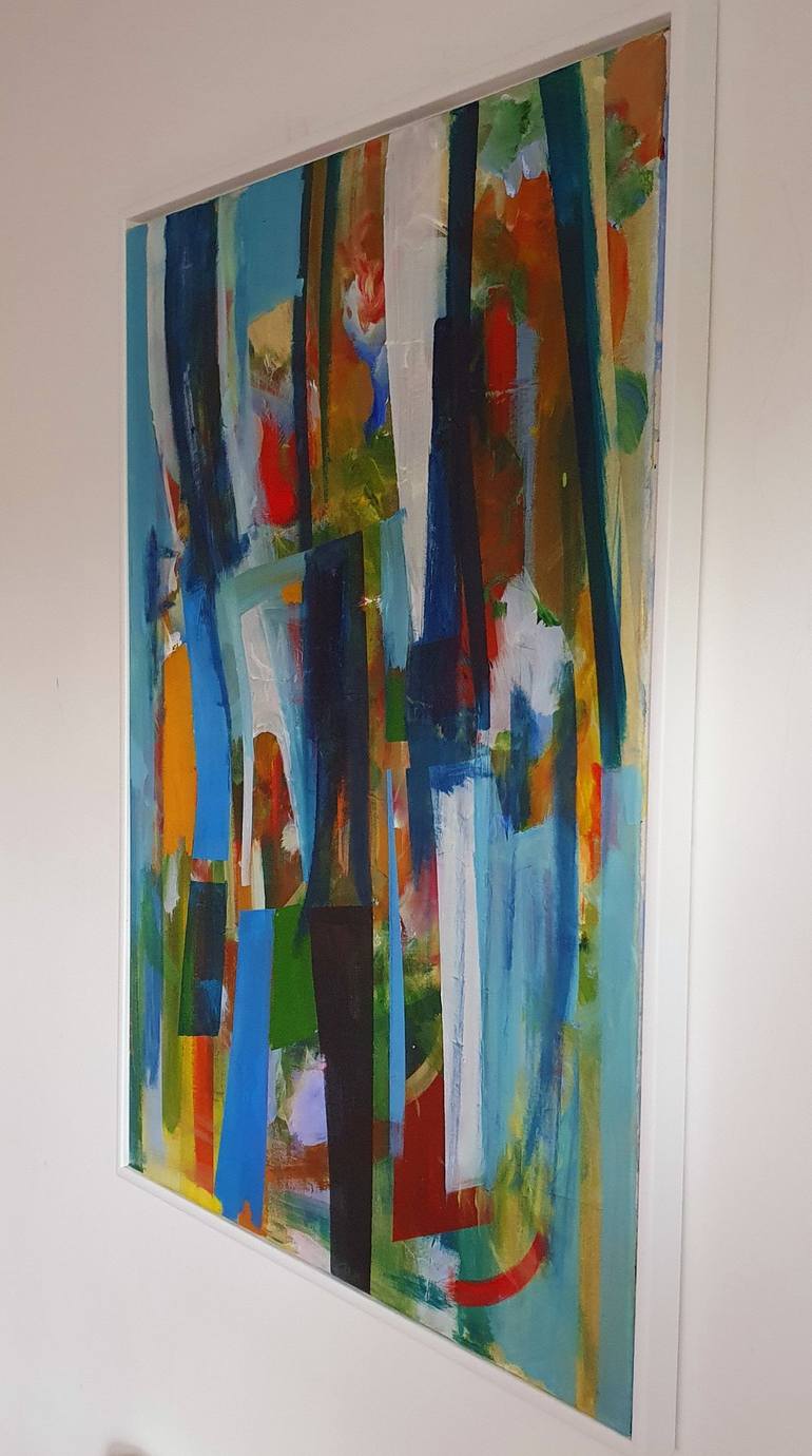 Original Abstract Expressionism Abstract Painting by Patrick Rowan