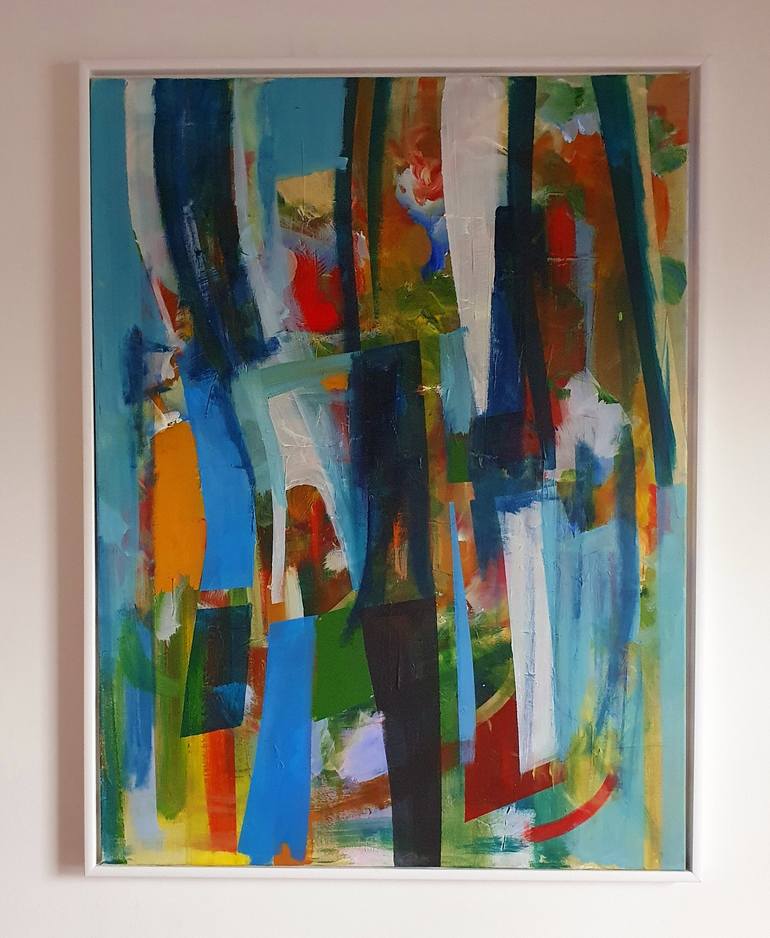 Original Abstract Expressionism Abstract Painting by Patrick Rowan