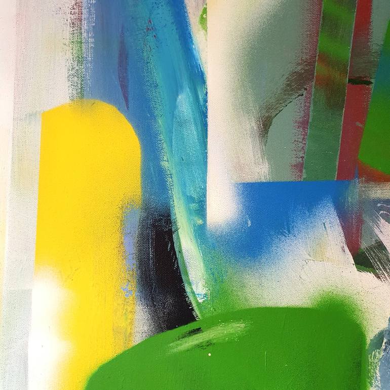 Original Cubism Abstract Painting by Patrick Rowan