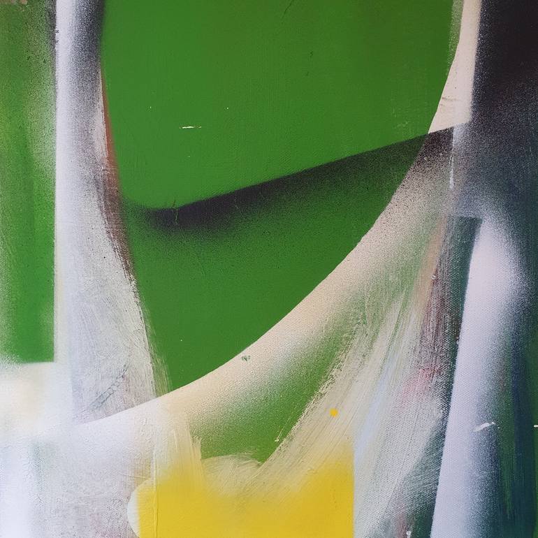 Original Cubism Abstract Painting by Patrick Rowan