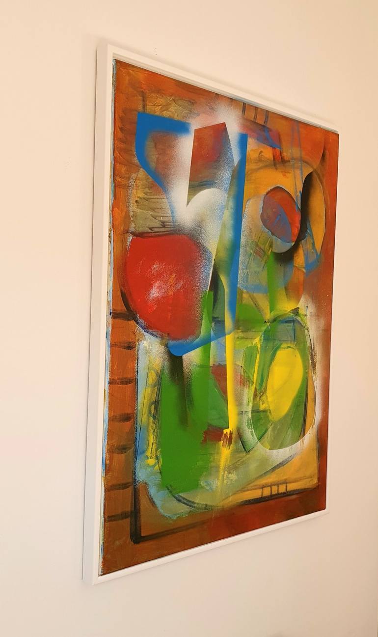 Original Abstract Expressionism Abstract Painting by Patrick Rowan