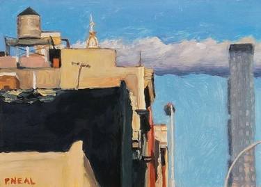 Original Expressionism Architecture Paintings by Patty Neal