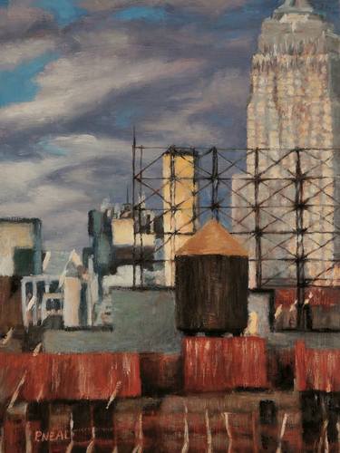 Original Cities Paintings by Patty Neal