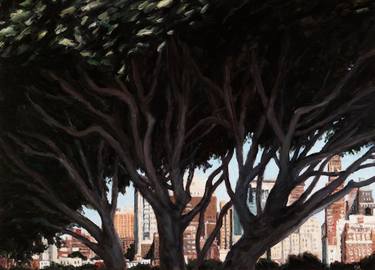 Print of Figurative Cities Paintings by Patty Neal