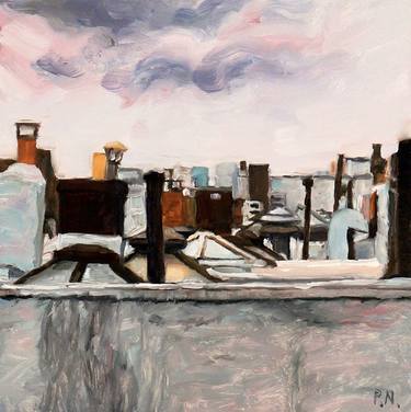Print of Expressionism Architecture Paintings by Patty Neal