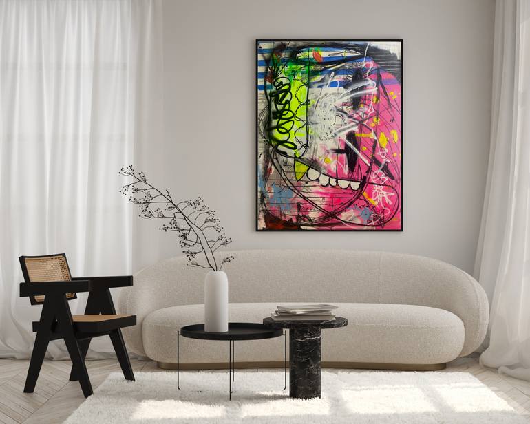 Original Expressionism Abstract Painting by Gabriel Grecco