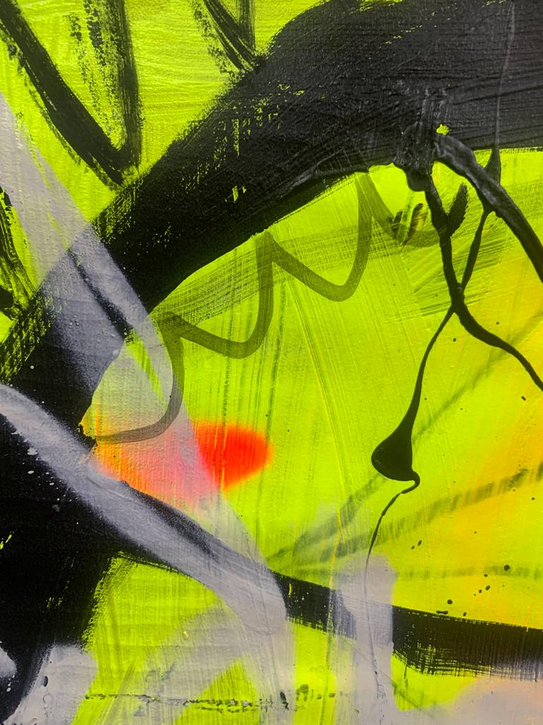 Original Abstract Expressionism Abstract Painting by Gabriel Grecco