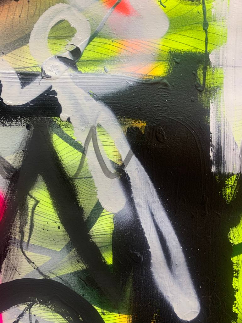 Original Abstract Expressionism Abstract Painting by Gabriel Grecco