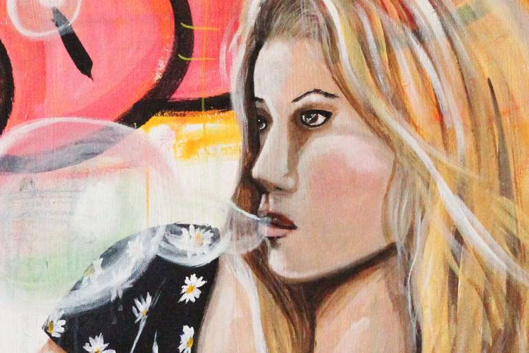 Original Surrealism People Painting by Gabriel Grecco