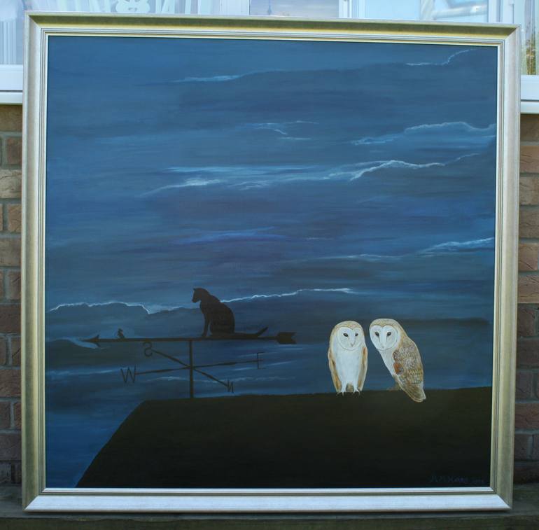 Original Figurative Animal Painting by Robert Harris