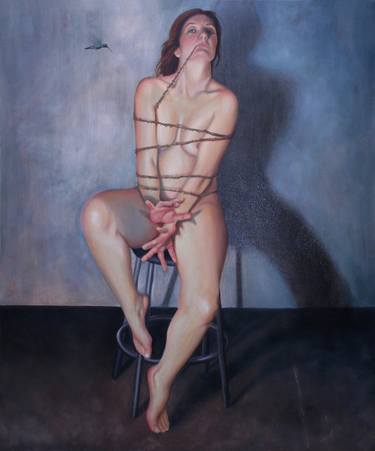 Print of Realism Nude Paintings by Lorrie Kempf