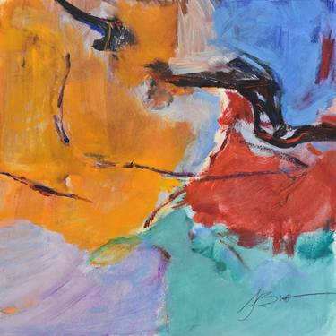 Original Abstract Expressionism Abstract Paintings by Birute Nomeda Stankuniene