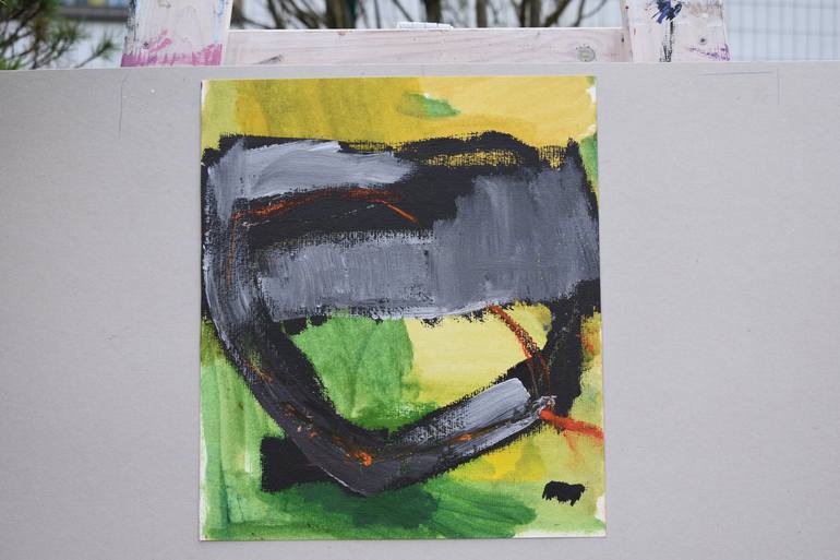 Original Abstract Painting by Birute Nomeda Stankuniene