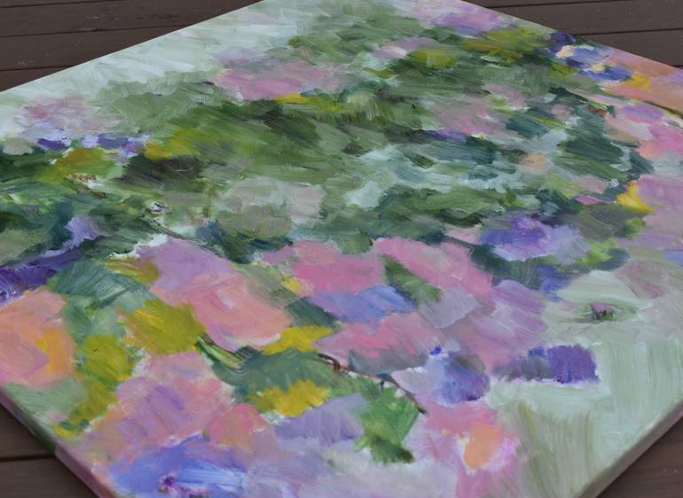 Original Abstract Expressionism Abstract Painting by Birute Nomeda Stankuniene