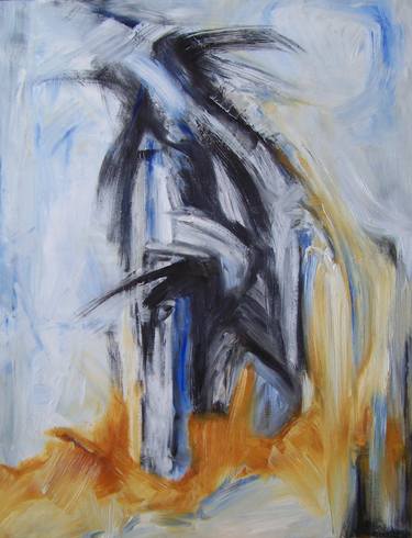 Original Abstract Expressionism Abstract Paintings by Birute Nomeda Stankuniene