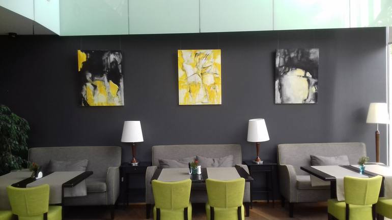 Original Abstract Painting by Birute Nomeda Stankuniene