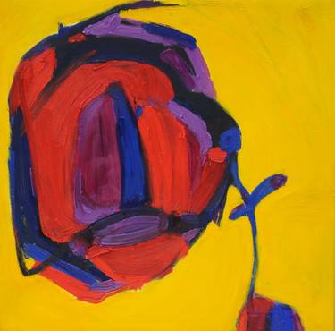 Print of Abstract Botanic Paintings by Birute Nomeda Stankuniene