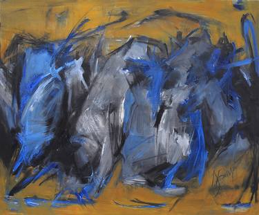 Original Abstract Expressionism Abstract Paintings by Birute Nomeda Stankuniene