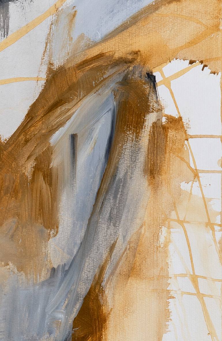 Original Abstract Expressionism Abstract Painting by Birute Nomeda Stankuniene