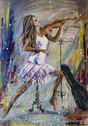 Original Music Paintings by Dita Omuri